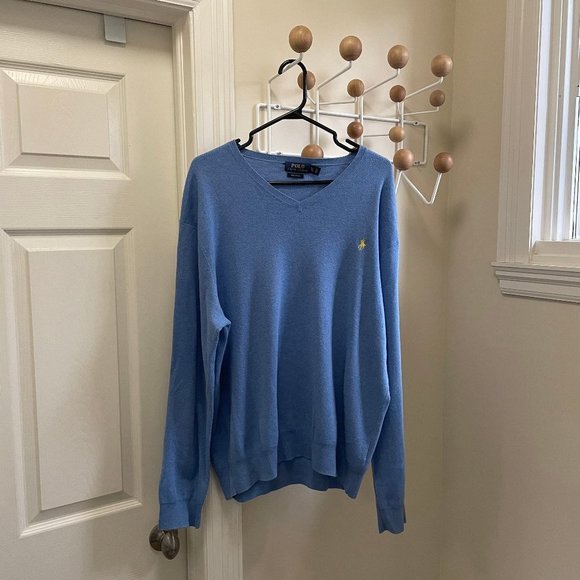 Ralph Lauren Other - RALPH Lauren - 100% Pima Cotton - Blue - V-Neck - XL